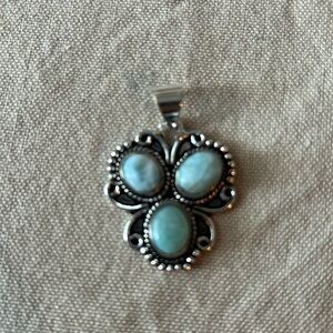 Larimar pendant